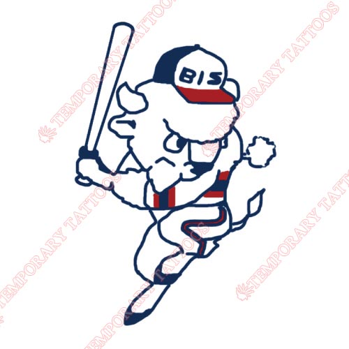Buffalo Bisons Customize Temporary Tattoos Stickers NO.7929
